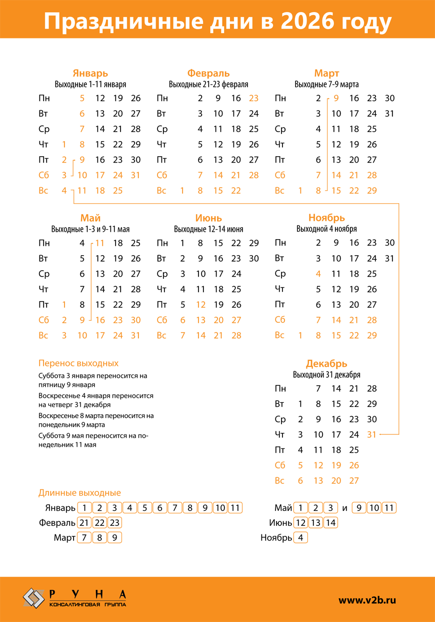 Праздники2026