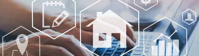 real estate concept, property value diagram, hands typing on computer as background, buy a house